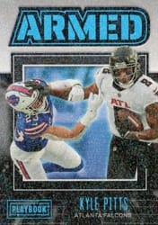 2022 Panini Playbook Armed Kyle Pitts #A-6 card