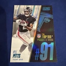 2023 Score Top 100 Kyle Pitts #91 card