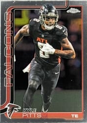 2025 Topps Chrome Base Set Kyle Pitts #14 card