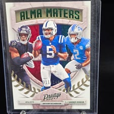 2024 Panini Prestige Alma Maters Kyle Pitts / Anthony Richardson / C.J. Gardner-Johnson #13 card