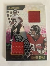2021 Panini Illusions Rookie Idols Dual Memorabilia Kyle Pitts / Tony Gonzalez #RI-KT card