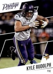 2018 Panini Prestige Base Set Kyle Rudolph #116 card