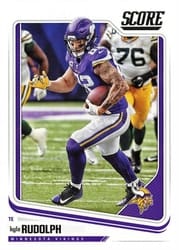 2018 Score Base Set Kyle Rudolph #203 card