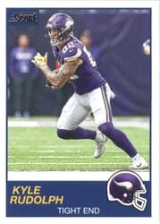2019 Score Base Set Kyle Rudolph #238 card