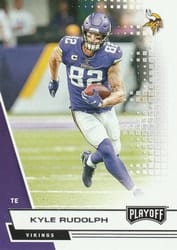 2020 Panini Playoff Base Set Kyle Rudolph #153 card