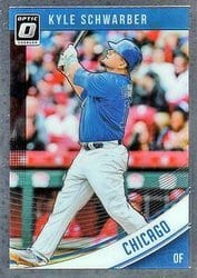 2018 Donruss Optic Base Set Kyle Schwarber #78 card