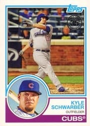 2018 Topps 1983 Topps Baseball 35th Anniversary Kyle Schwarber #83-81 card