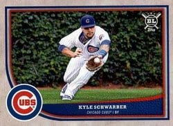 2018 Topps Big League Base Set Kyle Schwarber #197 card