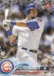 2018 Topps Holiday Base Set Kyle Schwarber #HMW139 card