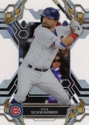 2019 Topps High Tek Base Set Kyle Schwarber #73 card
