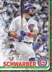 2019 Topps Holiday Base Set Kyle Schwarber #HW39 card