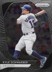 2020 Panini Prizm Base Set Kyle Schwarber #242 card
