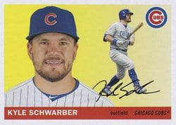 2020 Topps Archives Base Set Kyle Schwarber #8 card