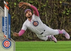 2020 Topps Base Set Kyle Schwarber #119b card