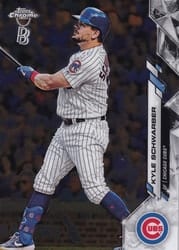 2020 Topps Chrome Ben Baller Edition Base Set Kyle Schwarber #85 card