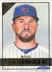 2020 Topps Gallery Base Set Kyle Schwarber #9 card