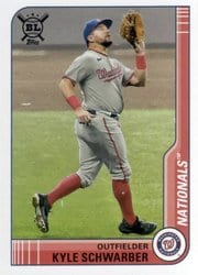 2021 Topps Big League Base Set Kyle Schwarber #7 card