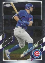 2021 Topps Chrome Base Set Kyle Schwarber #203 card
