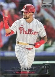 2022 Stadium Club Base Set Kyle Schwarber #262 card