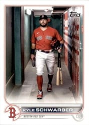 2022 Topps Base Set Kyle Schwarber #216 card