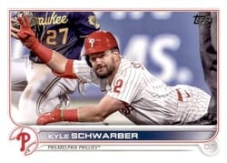 2022 Topps Update Base Set Kyle Schwarber #US88 card
