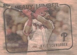 2023 Topps Heavy Lumber Kyle Schwarber #HL-27 card