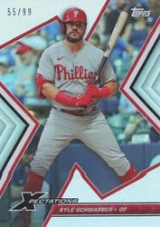 2023 Topps Xpectations Base Set Kyle Schwarber #53 card