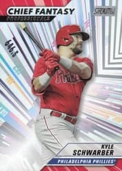 2024 Stadium Club Chief Fantasy Professionals Kyle Schwarber #CFPRO-3 card