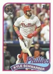 2024 Topps 1989 Topps Baseball 35th Anniversary (Series 2) Kyle Schwarber #89B2-42 card