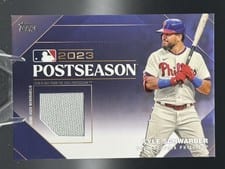 2024 Topps Postseason Performance Relics Kyle Schwarber #PPR-KS card