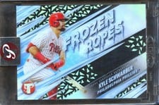 2024 Topps Pristine Frozen Ropes Autograph Kyle Schwarber #FRA-KS card