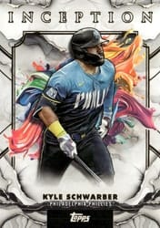 2025 Topps Inception Base Set Kyle Schwarber #44 card