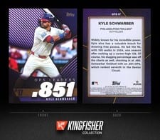 2025 Topps OPS Leaders Kyle Schwarber #OPS-17 card