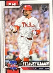2026 Topps Base Set Kyle Schwarber #650 card