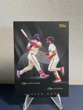 2025 Topps Dynamic Duals Dinger Duos Kyle Schwarber / Bryce Harper #DD-07 card