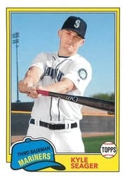 2018 Topps Archives Base Set Kyle Seager #225 card