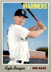 2019 Topps Heritage Base Set Kyle Seager #271 card