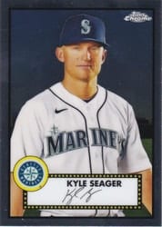2021 Topps Chrome Platinum Anniversary Base Set Kyle Seager #312 card