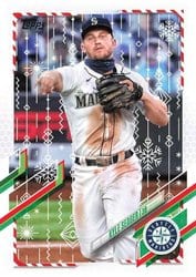 2021 Topps Holiday Base Set Kyle Seager #HW92 card