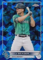 2022 Topps Chrome Sapphire Edition Base Set Kyle Seager #91 card