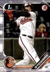 2019 Bowman Draft Base Set Kyle Stowers #BD-76 card