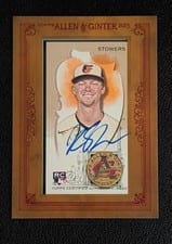2023 Topps Allen & Ginter Framed Mini Autographs Kyle Stowers #MA-KS card