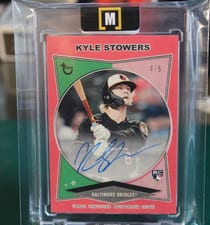 2023 Topps Brooklyn Collection Autographs Kyle Stowers #AC-KST card