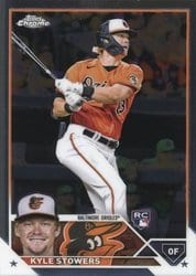2023 Topps Chrome Base Set Kyle Stowers #194 card