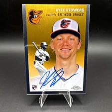 2023 Topps Chrome Platinum Anniversary Autographs Kyle Stowers #CPA-KS card