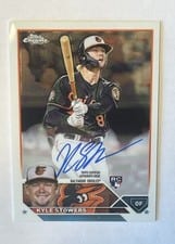 2023 Topps Chrome Rookie Autographs Kyle Stowers #RA-KS card