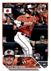 2023 Topps Japan Edition Base Set Kyle Stowers #172 card