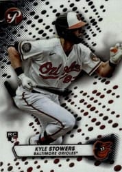 2023 Topps Pristine Base Set Kyle Stowers #197 card
