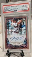 2024 Bowman Sterling Prospect Autographs Kyle Teel #PA-KT card