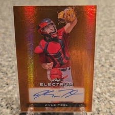 2024 Leaf Electrum Baseball Base Autograph Kyle Teel #BA-KT1 card